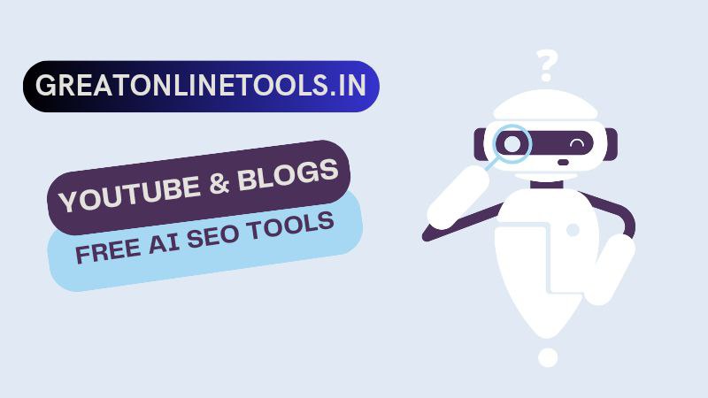 Great online YouTube and Blogs SEO Tools