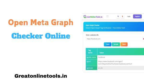 Open graph checker Seo tool